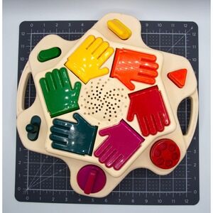 Vintage 1990 Texas Instruments Talking Peek-a-boo Zoo Educational Learning Toy
